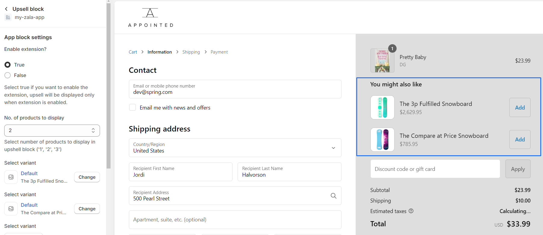upsell_add_2_product